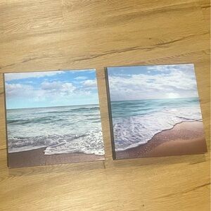 Beach waves canvas art